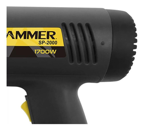 Soprador Térmico 1700w 350 A 550ºc + 4 Bicos Hammer-gysp2000