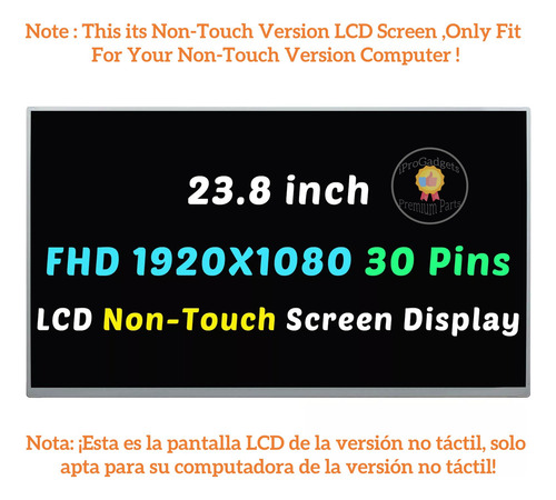 Pantalla Lcd For Hp Proone 440 490 G3 Todo En Uno Aio Fhd