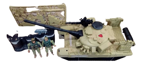 Tanque Y Barricada Militar Set Completo Militares Soldados