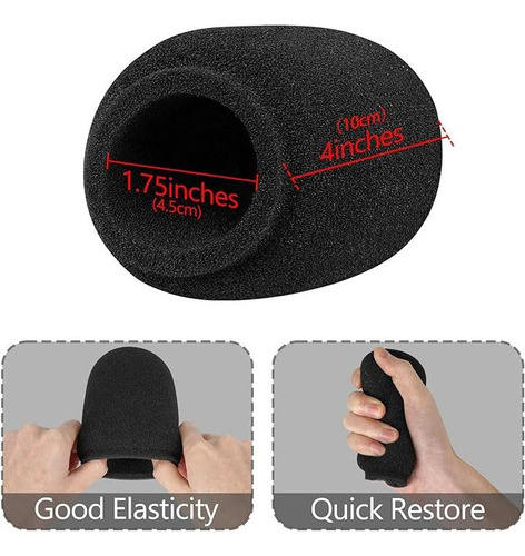 Funda De Espuma Antipop Para Micrófono Shure Sm7b Pga27 Sm27