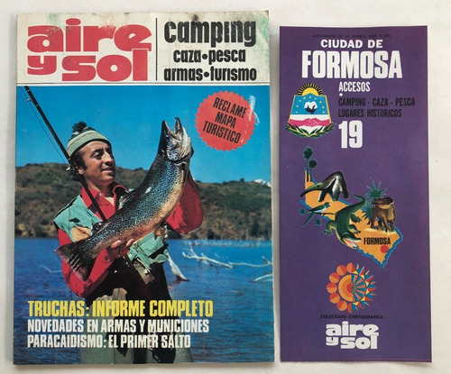 Aire Y Sol Nº 30 Caza Pesca Camping C/mapa Marzo 1975