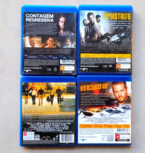Bluray Paul Walker - Colecao