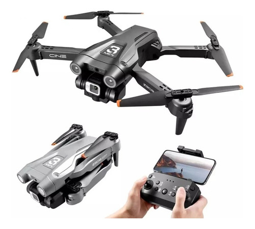Drone Z908 Pro Max 8k Motores Brushless E Desvio Obstáculos Preto