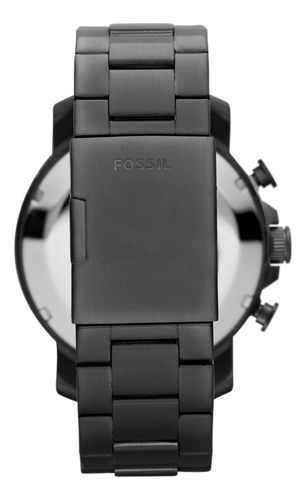 Reloj Cronógrafo Nate Quartz De Acero Inoxidable De Fossil P