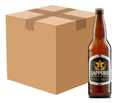 Caja Cerveza Sapporo Premium 650 Ml