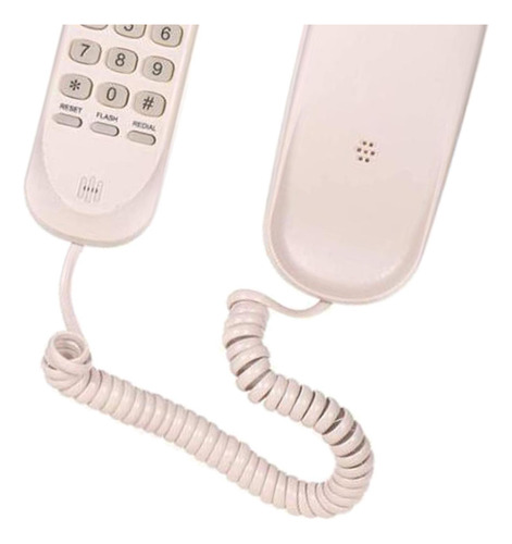 Teléfono Fijo Con Cable Para Oficina En Casa Para Uso Beige