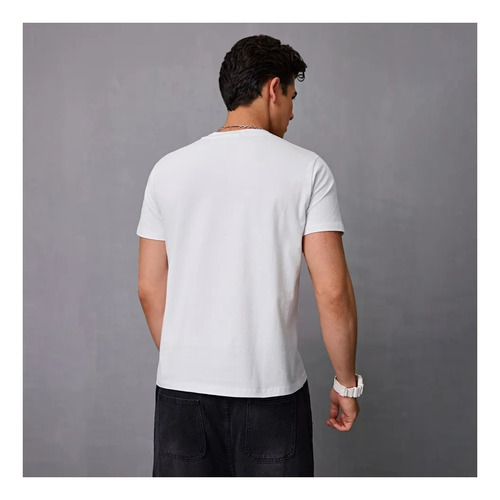 Playera Cuello Redondo 100% Algodón Camisetas Para Hombre