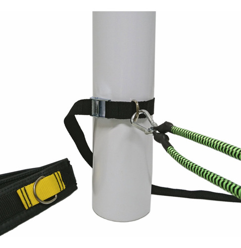 Imagem 3 de 5 de Cinto De Tração Elásticos Para Exercícios 25kg (revestido)