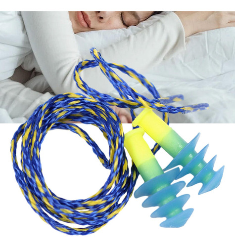 Tampões De Ouvido De Silicone Reutilizáveis Com Cabo De