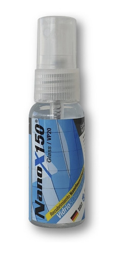 Imagen 1 de 6 de Repelente De Agua Cancel Baño De Cristal 3años Nanox150 30ml