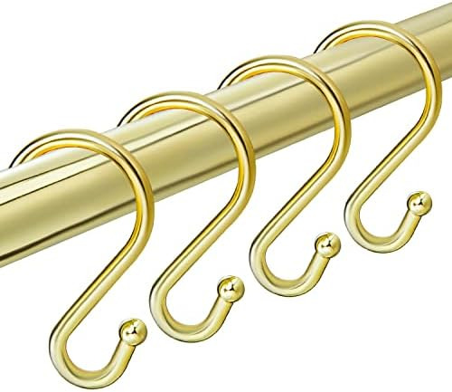 Ganchos Para Cortina De Ducha, Anillos De Acero Inoxidable E