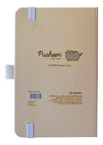 Libreta De Notas Pusheen Traveler Notes Beige