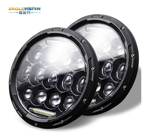 Faro Led Delantero Moto 7in 12v 300w 40000lm Jeep Wrangle