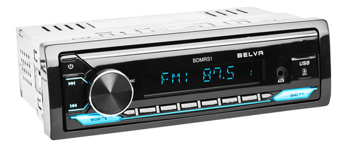 Estereo Coche Bluetooth Un Solo Din Parte Delantera Trasera