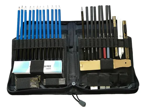 comprar Set Dibujo Sketching Profesional Lapices De Grafito X40pcs.