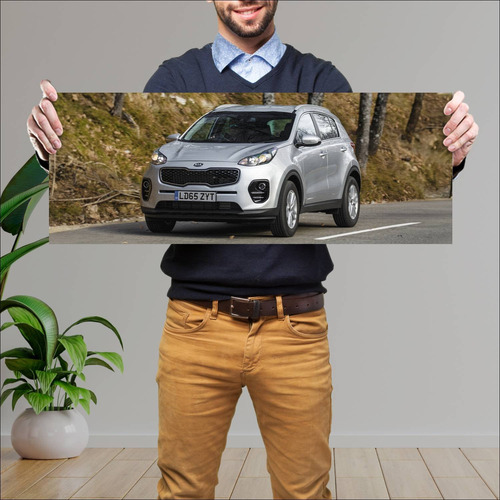 Cuadro 30x80cm Auto 2016 Kia Sportage Uk Auto 121