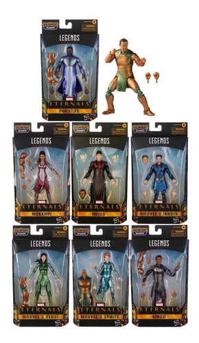 Oferta Set 7 Eternals Marvel Legends Series + Gilgamesh !!