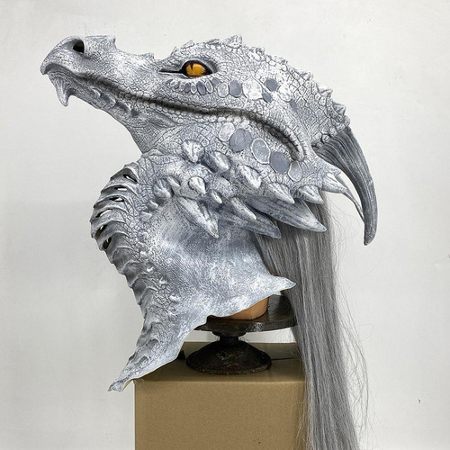 Máscara De Dragón Cosplay Novedad Cabeza Completa
