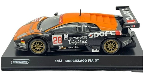 Miniatura Lamborghini Murcielago Fia Gt Escala 1/43 Motorama