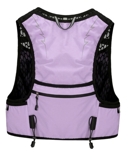 Chaleco De Hidratación, Mochila Para Correr, Púrpura