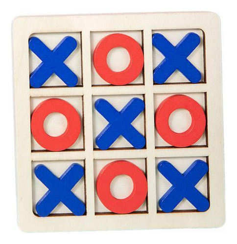 6 Juego De Mesa De Madera Tic Tac Toe, Juego De Viaje,