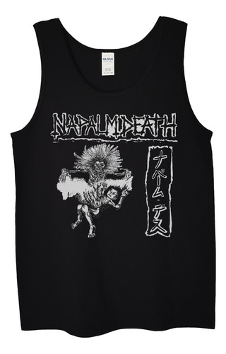 Polera Musculosa Napalm Death S.o.b. Split Metal Abominatron