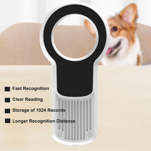 Rabitpos Lector De Microchip Para Mascotas Bluetooth, De De