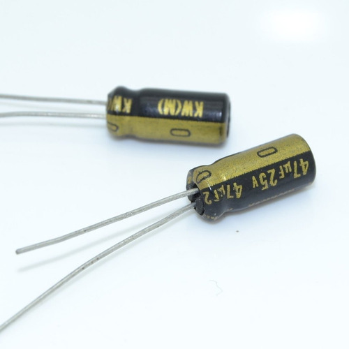 Pack 10 X Condensador Capacitor 47 Uf 25 V 5*11mm