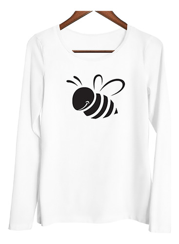 Remera Mujer Ml Abeja Voladora Insecto Apicultura