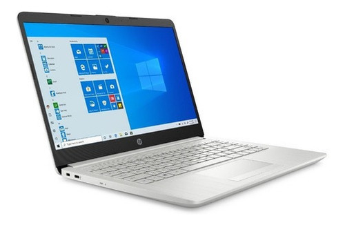 Portátil HP 14-Dk1508la plateada natural 14", AMD Ryzen 3 3250U  8GB de RAM 256GB SSD, AMD Radeon 1366x768px Windows 10 Home