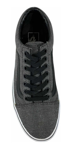 Tenis Vans Old Skool Gris Con Negro Vn0a38g1u4j Look Trendy