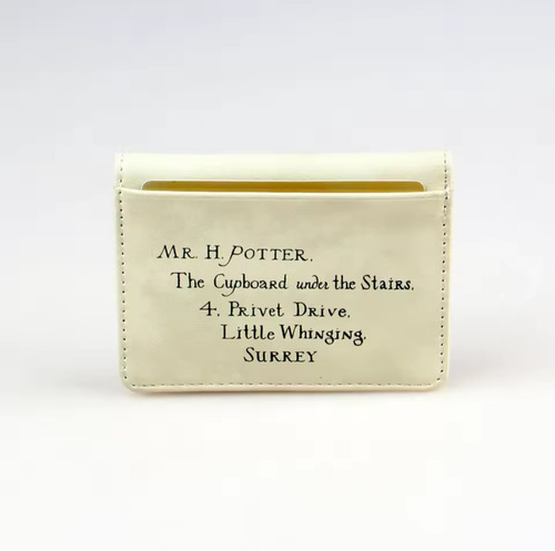 Cartera Tarjetero Harry Potter Carta De Hogwarts Regalo