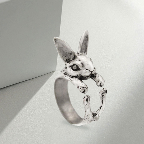 Anillos De Abiertos De Conejo Regalos Ajustables Elegantes