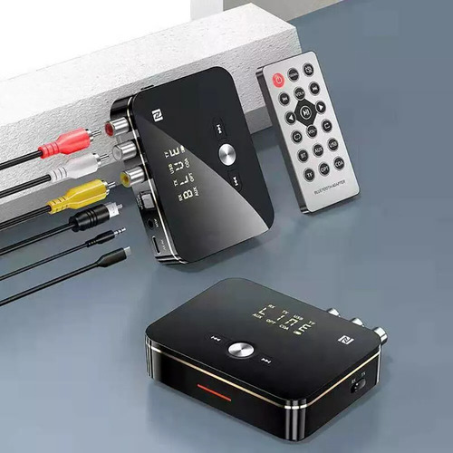 Transmisor Receptor Adaptador Bluetooth Convertidor Optico