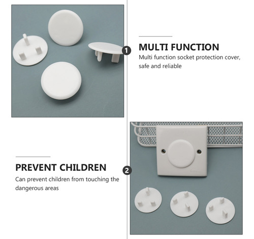 20 Fundas De Enchufe Para Niños, Tapa De Enchufe Resistente,