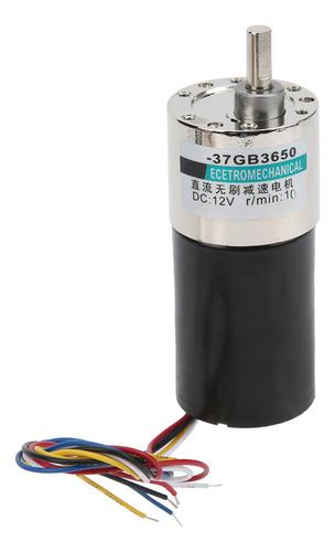 Redutor Sem Escova Mini Motor Copper Dc12v De Baixa Velocida