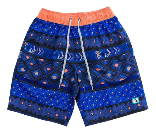 Traje De Baño Niño Stoked Malai Print Azul