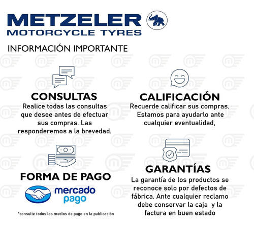 Imagen 8 de 9 de Cubierta Metzeler 170/60r17tl Karoo Street Bmw K Rs 1200 . M