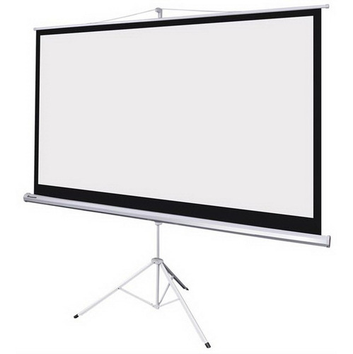 Pantalla De Proyeccion Con Tripie, 120'' Pulgadas, Hd 16:9 Alta Definicion,