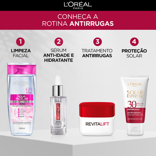 Protetor Solar Antirrugas Facial Fps60 40g Kit 2 Unid. S/cor