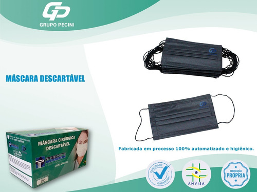 Máscaras Descartáveis em Caixa de 50 Unidades - Com Elástico e Clipe - Proteção e Higiene | Proteção para Você e Sua Família
