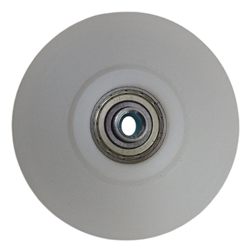 Roda Para Carrinhos E Móveis Temseg Roldana 4 V (pp) 2 Pc 4 De Diâmetro X 20mm De Espessura Kit X 2 Unidades