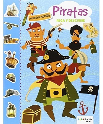 Libro Infantil De Pegatinas: Piratas Pega Y Descubre