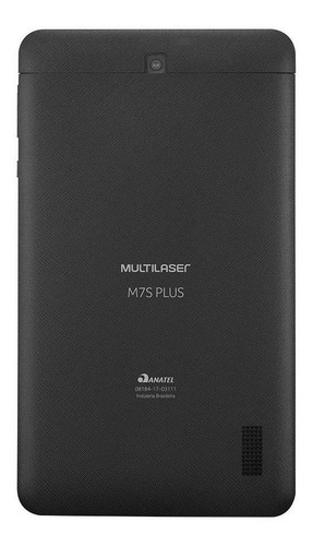 Tablet Multilaser M7S Plus 7" 8GB preto com memória RAM 1GB
