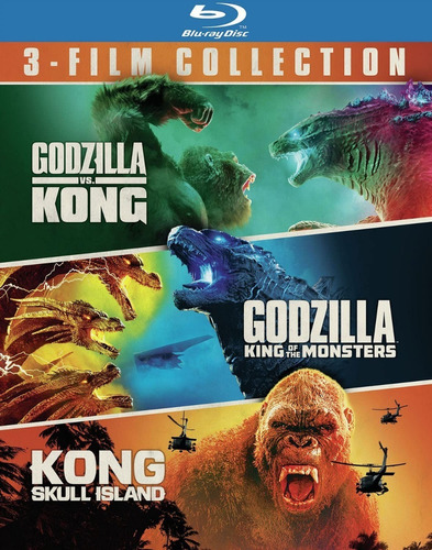 Godzilla 2 Y 3 - Kong Isla Calavera /película/ Bluray Nuevo