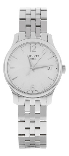 Reloj Tissot Para Dama/unisex En Acero Inoxidable.