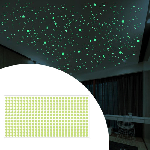 Calcomanías De Pared Y Techo Con Estrellas Que 392 Puntos.