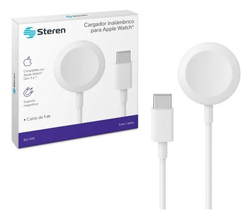 Cargador Inalámbrico Apple Watch Blanco