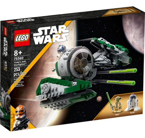 Lego Star Wars Caza Estelar Jedi De Yoda 75360 253 Pzas
