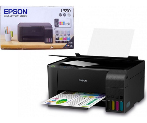 Impresora Epson Multifuncion Color Ecotank L3210